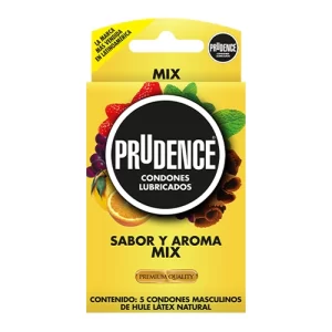 CONDON PRUDENCE SABOR y AROMA 5 PZS + 3 CONDONES SABOR COND9574