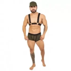 Coordinado Sexy con Arnés COTA 17 Bondage BDSM COOR9019