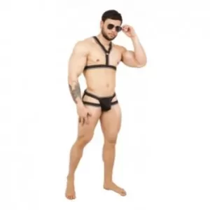 Coordinado Sexy con Arnés con Arnés COTA 16 Bondage BDSM COOR9246
