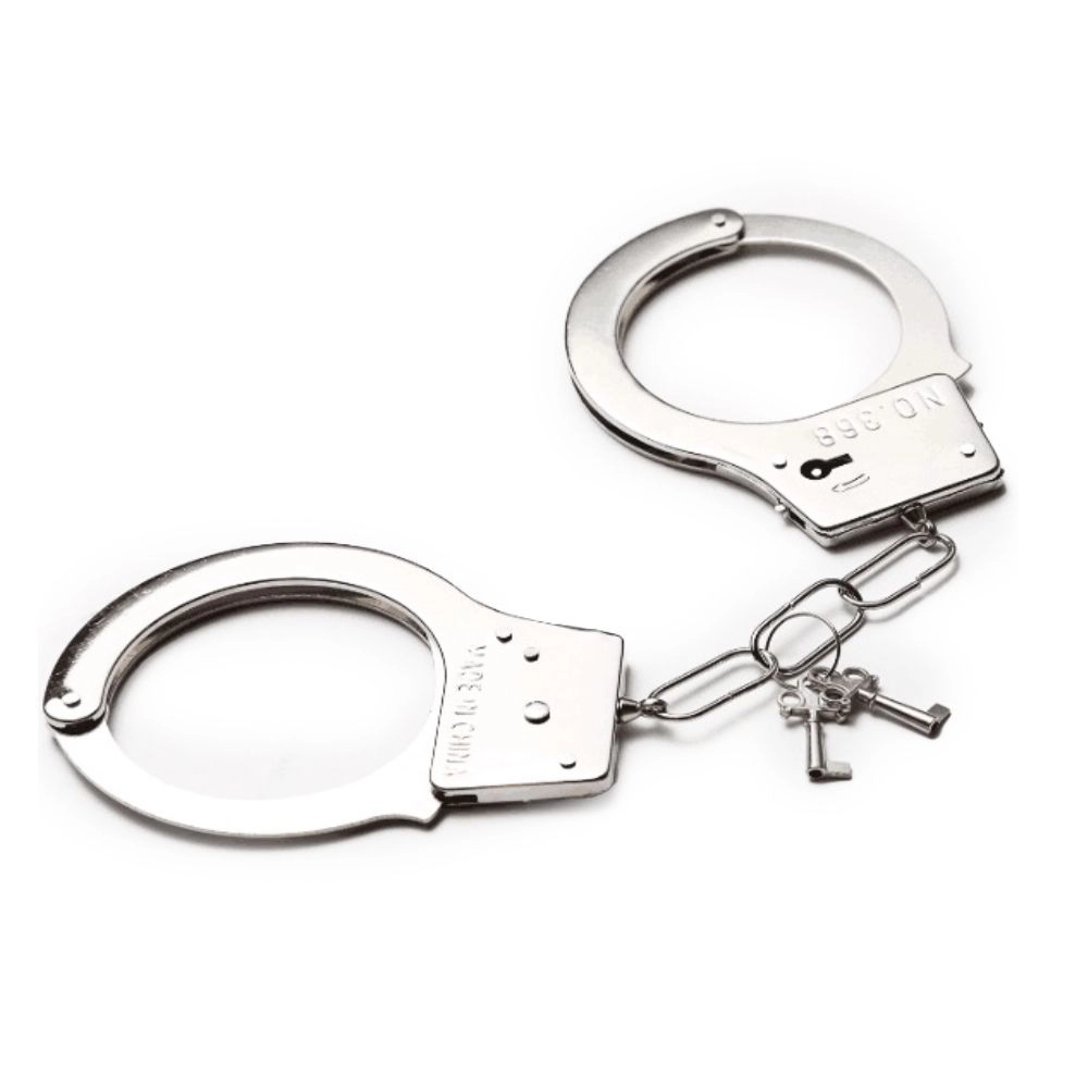 Esposas de Metal Bondage BDSM con Llaves DISCIPLINE para Juegos Sado de Dominación ESPO9934