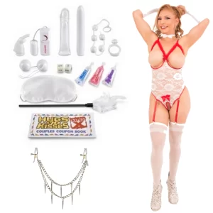 Kit Bondage BDSM Luna de Miel para Juegos Sado de Dominación KIT 9448