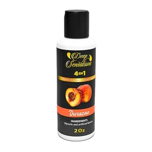 Lubricante de Sabor Durazno Deep Sensations Peach 2 Oz LUBR9030