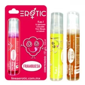 Lubricante de Sabor EROTIC LUBRICANTE 4 EN 1 15gr Sabores Sujetos a Disponibilidad LUBR9888