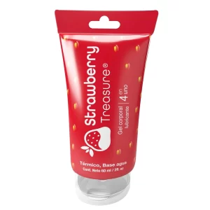 LUBRICANTE 4EN1 STRAWBERRY BY TREASURE 60ML LUBR9915