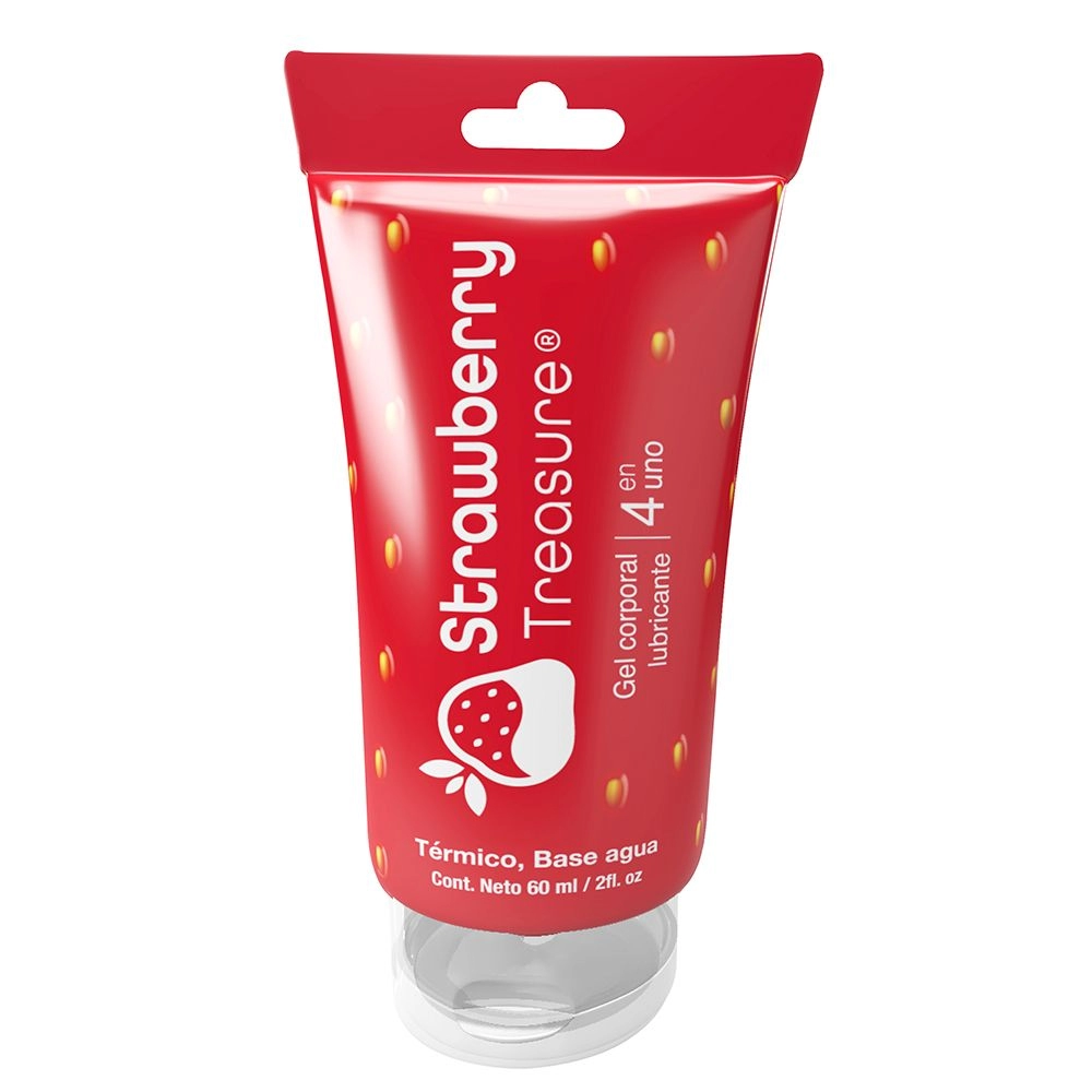 LUBRICANTE 4EN1 STRAWBERRY BY TREASURE 60ML LUBR9915