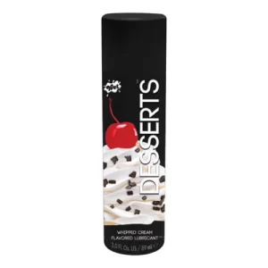 Lubricante de Sabor Crema Batida Cerzas - WET DESSERTS WHIPPED CREAM 3 OZ LUBR9956