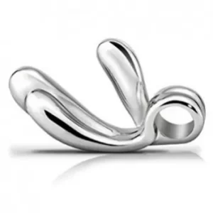 Dildo de Metal con Estimulador de Clitoris Bondage BDSM - METAL WORX DOUBLE TROUBLE PD2375-00 para Juegos Sado de Dominación PD239881