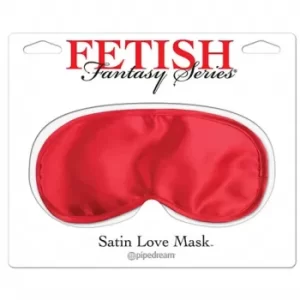 Antifaz Bondage BDSM color Rojo -  Satin Love Mask Red para Juegos Sado de Dominación PD399083