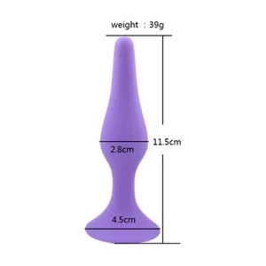 Plug Anal de Silicón ER1006 Silicone 4pcs Anal Plug Medium PLUG9378