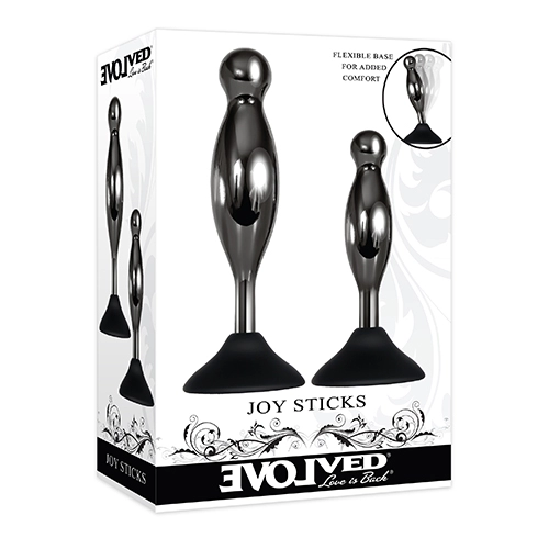 Plug Anal de Silicón con Ventosa Flexible EV JOY STICKS PLUG9704