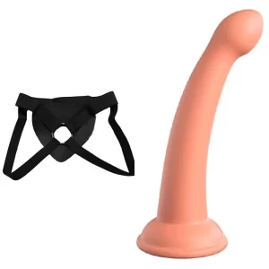 Kit Dildo y Arnés Económico 17.6 cm Largo x 3.5 cm Ancho Secret Explorer 6 Inch Strap-on  SEC9416