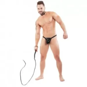 Tanga Sexy con Sipper Charol Bondage BDSM TANG9619