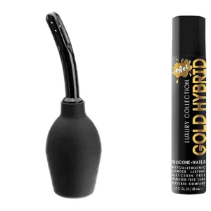 WET Gold Hybrid Water Silicone Blend 1 OZ y Ducha Anal G004 WET 9301