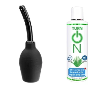 WET TURN ON 95% ORGANIC INGREDIENTS VEGAN ALOE LUBE 4 OZ. y Ducha Anal G004 WET 9522
